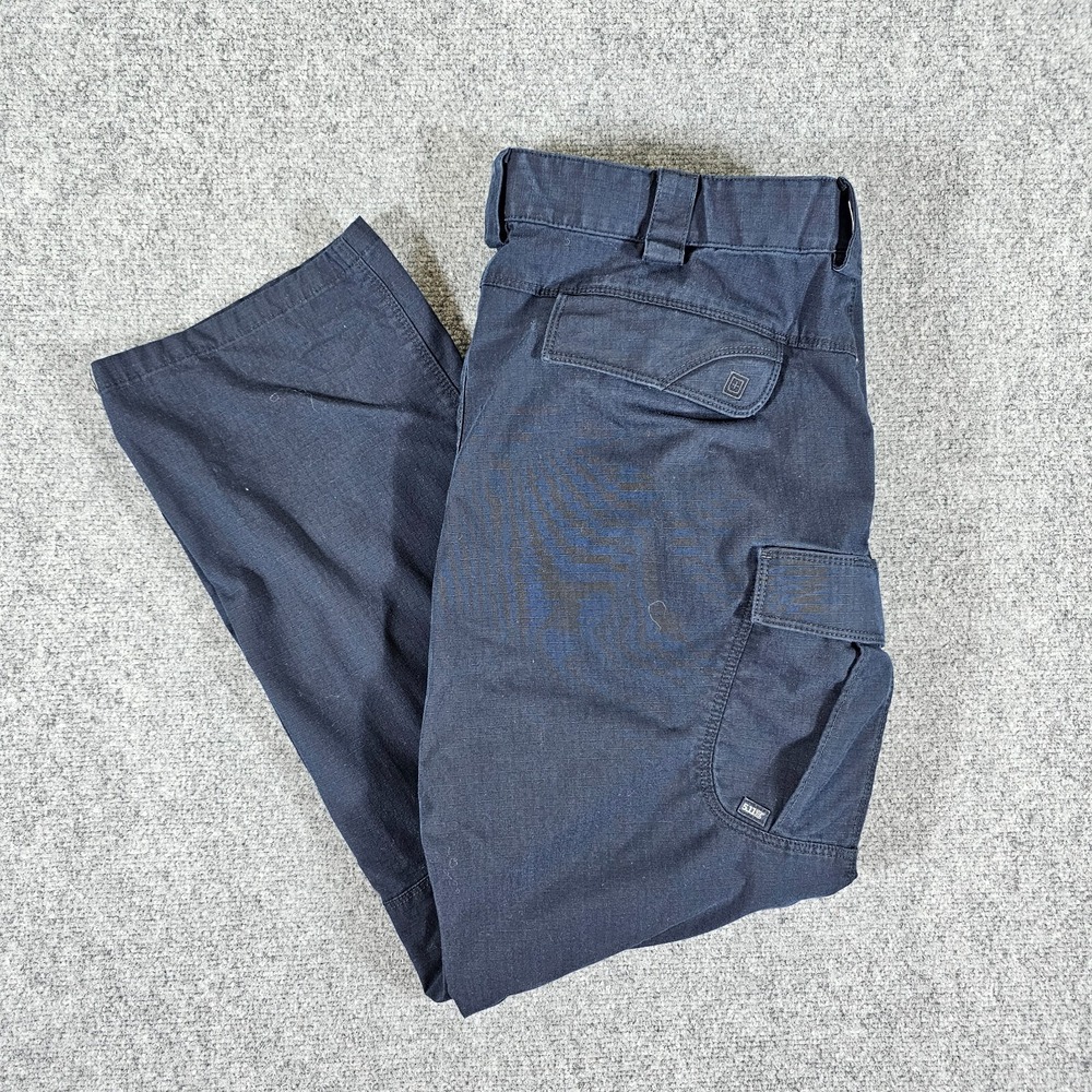 5.11 Tactical Pants Dark Blue‎ Men's Tagged Size 40x32 Actual Size 36x30 Utility